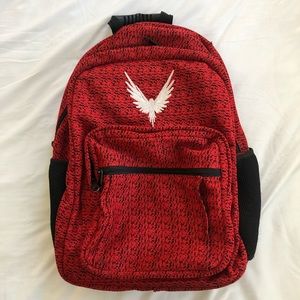 maverick backpack red